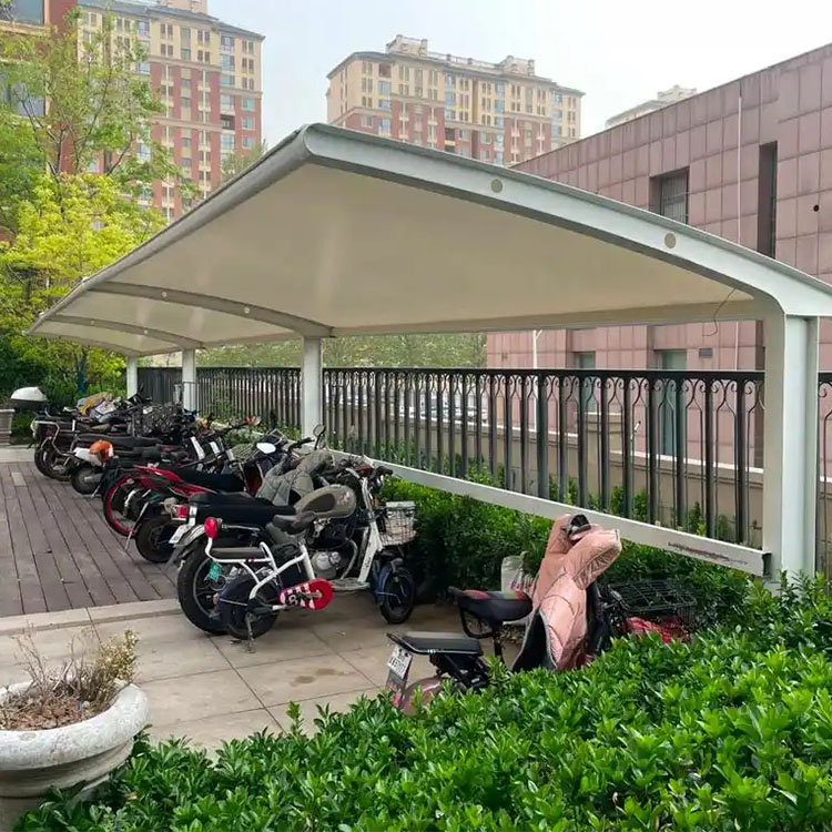 雅江县膜结构电动车棚